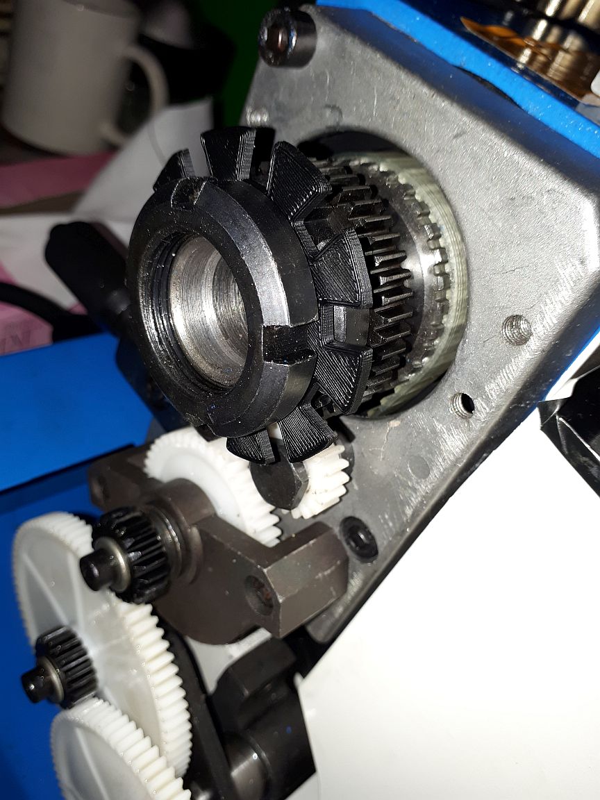 slotted disc fitted